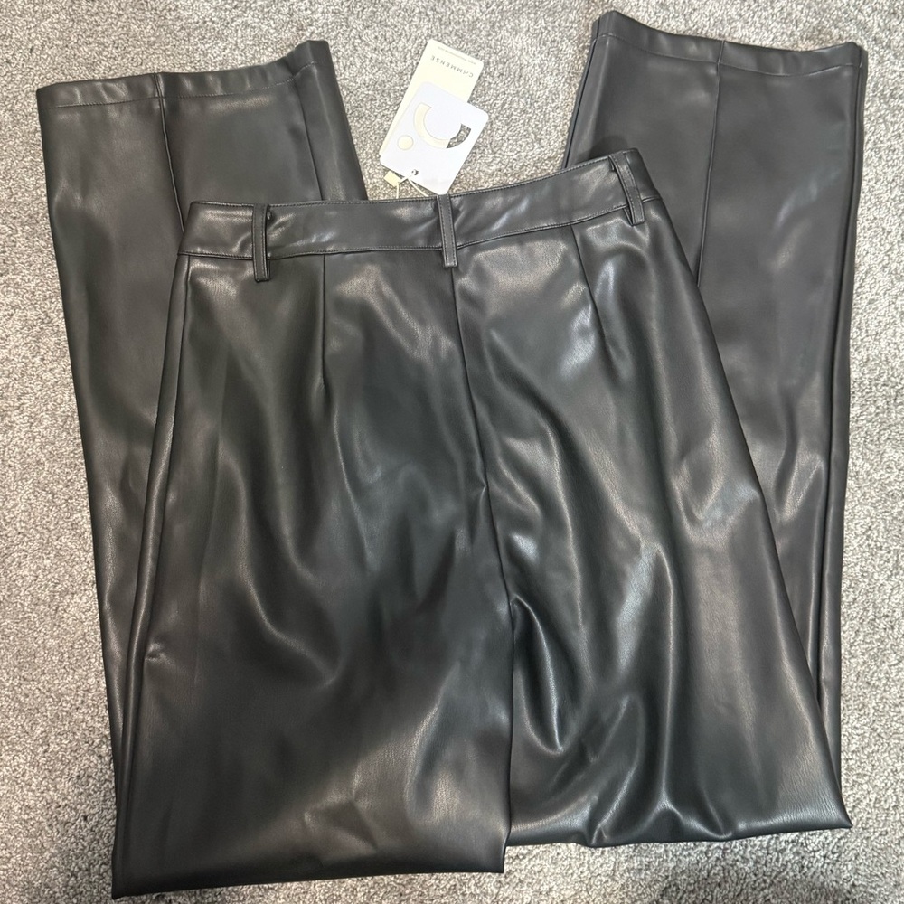 Commense Faux Leather Pants - Picture 4 of 5